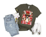 Valentines group 2 Army Green Shirts