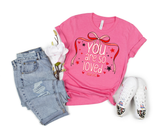 Valentines group 2 Charity Pink Shirts