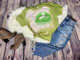 Green Glitter Lips
