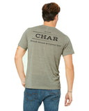 Char Marble T-Shirt with Design on Back