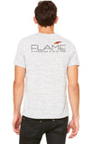 Flame Marble T-Shirt with Design on Back