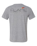 Flame T-Shirt with Design on Back