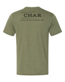 Char T-Shirt with Design on Back