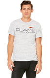 Flame Marble T-Shirt with Design on Front