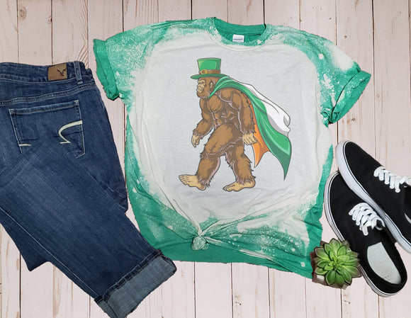 Bigfoot with Ireland Flag