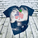 American Flag Shamrock with Green Hat