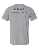 Char T-Shirt with Design on Back