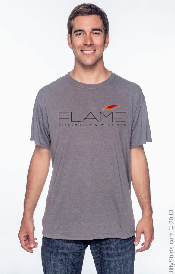 Flame T-Shirt with Design on Front