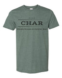 Char T-Shirt with Design on Front