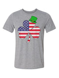 American Flag Shamrock with Green Hat