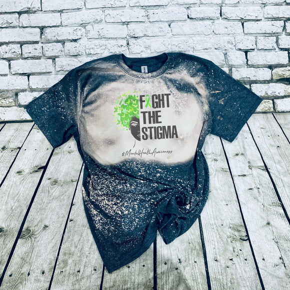 Fight The Stigma-Green Butterfly Hair