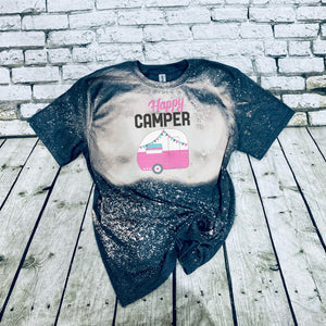 Happy Camper- Pink and Blue