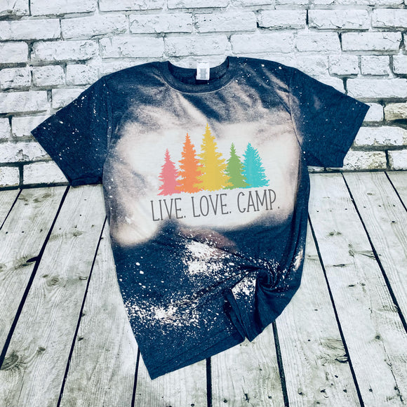 Live, Love, Camp-Rainbow Trees