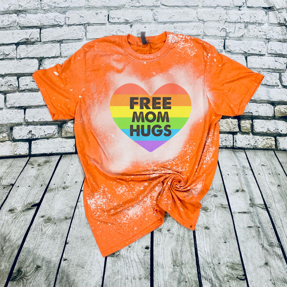 Free Mom Hugs-Inside Rainbow Heart