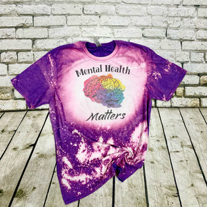 Mental Health Matters-Rainbow Splotches