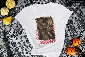 Sepia-Horror Movie Mural-Squad