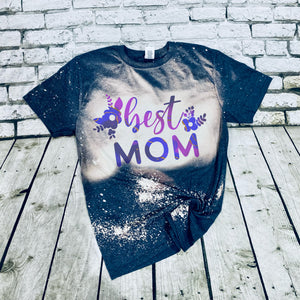 Best Mom-Blue and Purple