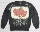 Leopard Heart Bison Football