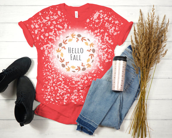 Hello Fall Leaf Wreath 2.0