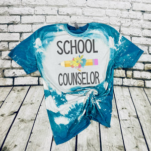 School Counselor-With Floral Pencil