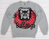 Bulldog with Spikey Collar