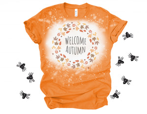 Welcome Autumn-Leaf Wreath
