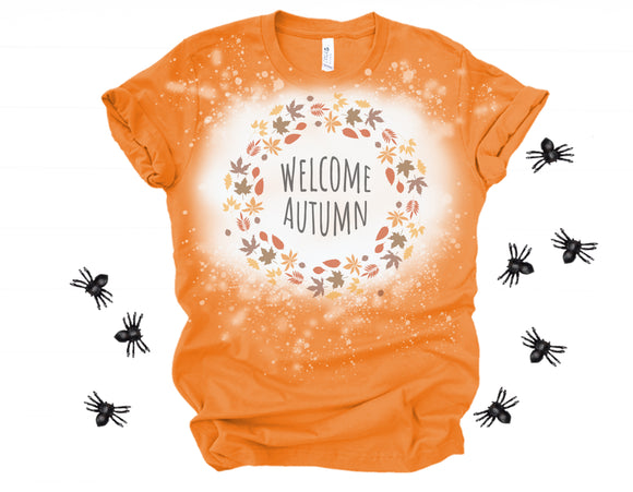 Welcome Autumn-Leaf Wreath